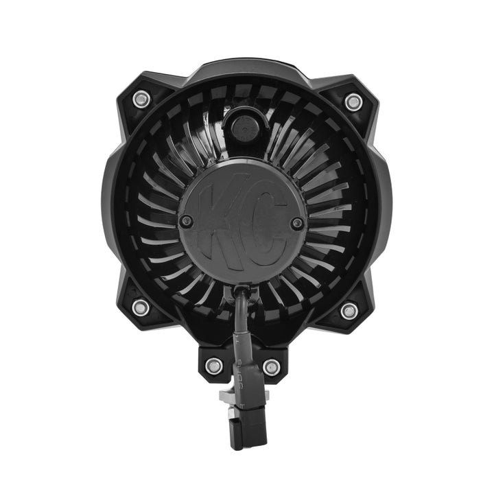 KC HiLiTES 6in. Pro6 Gravity LED Light 20w Single Mount Wide-40 Beam (Pair Pack System) - Bull Strap