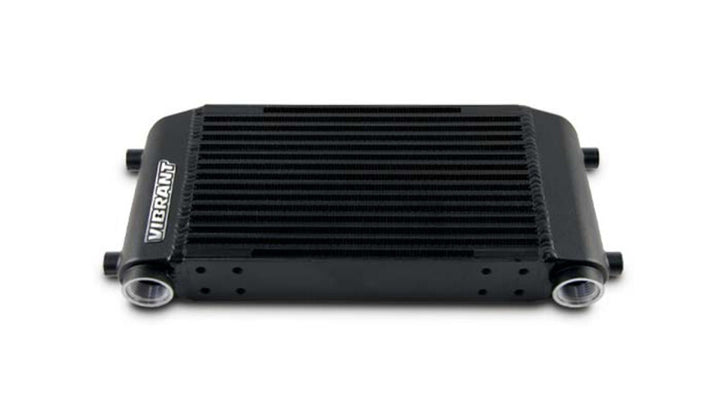 Vibrant Single Pass Oil Cooler Assembly 6in x 10in x 2in - Bull Strap