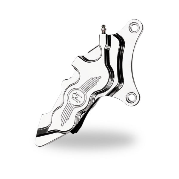 Performance Machine Caliper 112x6B Right - For 11.5in Disc - Chrome - Bull Strap