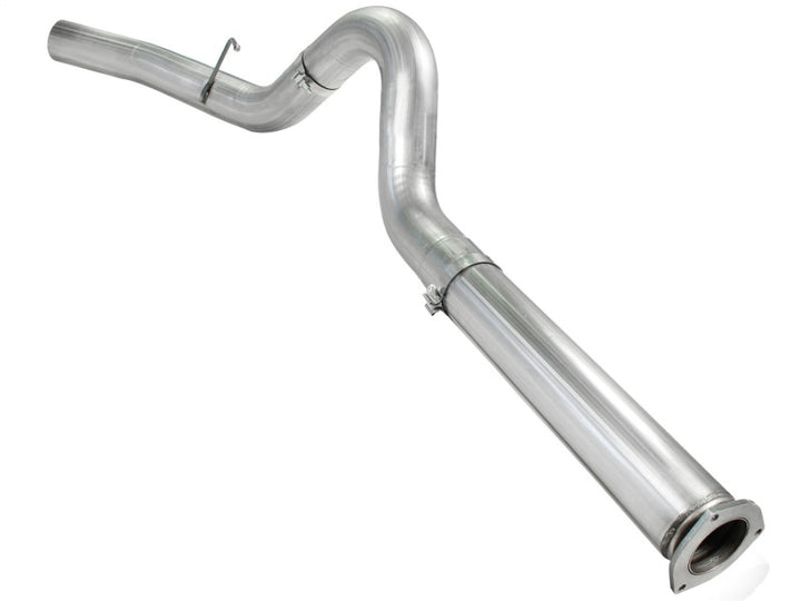 aFe Atlas 5in DPF-Back Aluminized Steel Exh Sys, Ford Diesel Trucks 11-14 v8-6.7L (td) No tip - Bull Strap
