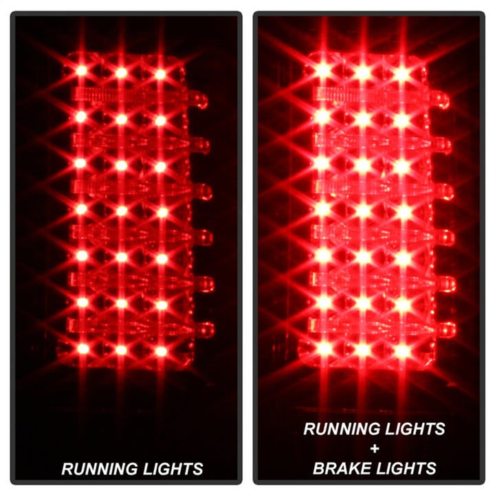 xTune Hummer H3 06-09 ( Non H3T ) LED Tail Lights Smoke ALT-ON-HH306-LED-SM - Bull Strap