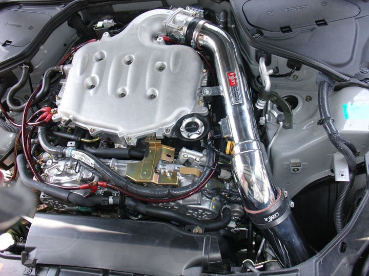 Injen 03-06 G35 AT/MT Coupe Black Cold Air Intake - Bull Strap