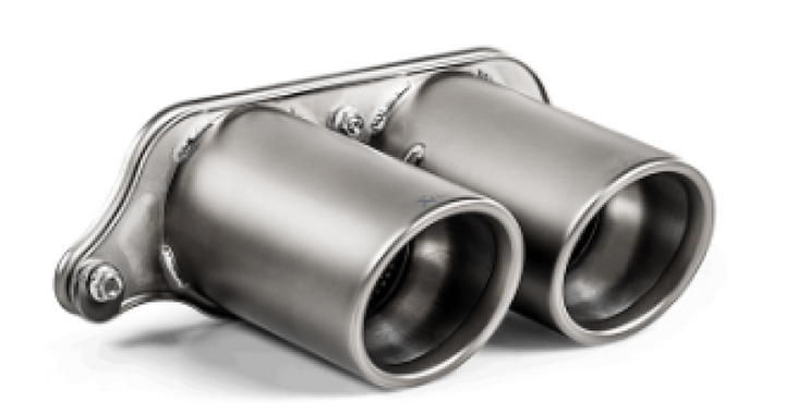 Akrapovic 2018 Porsche 911 GT3 RS (991.2) Tail Pipe Set (Titanium) - Bull Strap