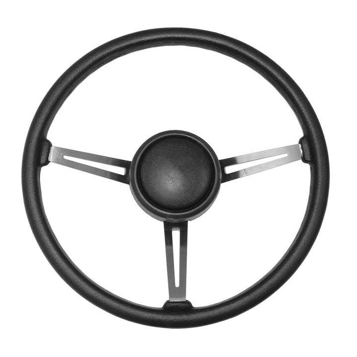 Omix Steering Wheel Kit Vinyl 76-95 CJ & Wrangler - Bull Strap