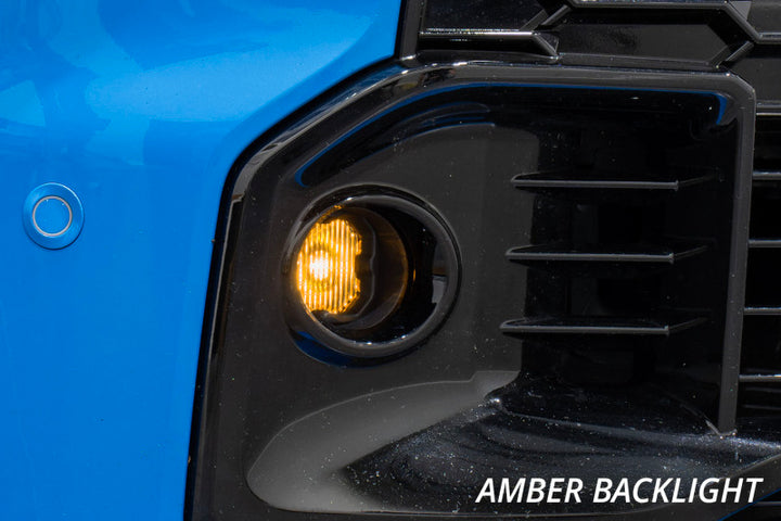 Diode Dynamics 23-24 Toyota GR Corolla SSC1 LED Fog Light Kit - Yellow SAE Fog - Bull Strap