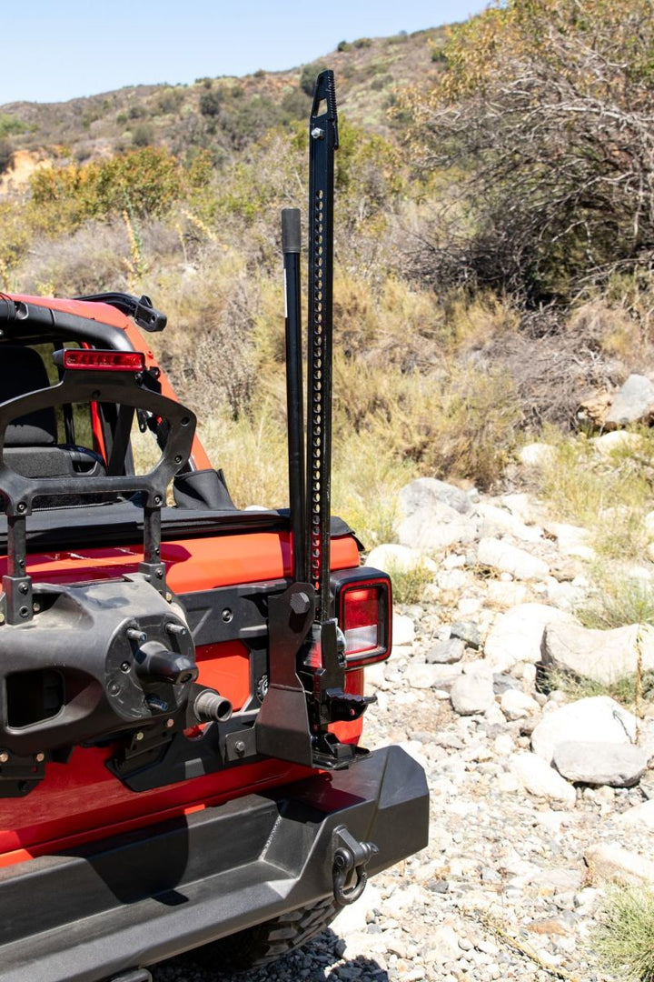 Rampage 2007-2019 Jeep Wrangler(JL) Offroad Jack Mount - Black - Bull Strap