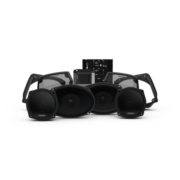 Rockford Fosgate 1998-2013 Harley Davidson Road Glide Stage 2 Audio Kit - Bull Strap