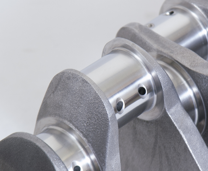 Eagle Chevrolet 305/350 Small Block 2pc Rear Seal 3.48in Stroke Internal Balance Cast MS Crank Shaft - Bull Strap