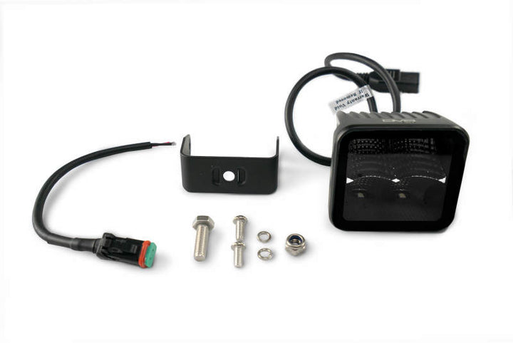 DV8 Offroad 3in Cube LED Light 40W Pod Light 5W LED - Bull Strap
