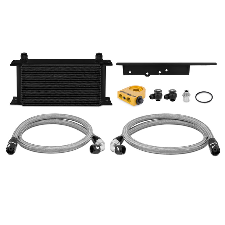 Mishimoto 03-09 Nissan 350Z / 03-07 Infiniti G35 (Coupe Only) Oil Cooler Kit - Bull Strap