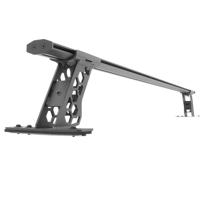 Go Rhino 15-22 Ford F-150 / 07-21 Toy. Tundra XRS Cross Bars Kit - Tex Blk (Attch Tonneau Cvr T-Trk) - Bull Strap
