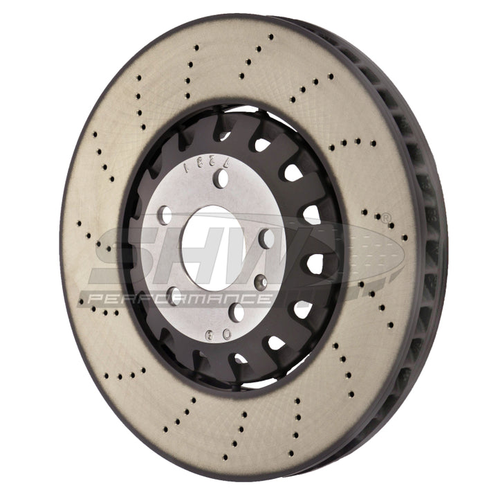 SHW 18-22 Audi RS5 2.9L Front Smooth Lightweight Brake Rotor (4M0615301AM) - Bull Strap