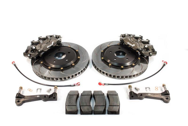 Alcon 00-05 Honda S2000 4 Piston 332x32mm Front Race Kit - Anodized - Bull Strap