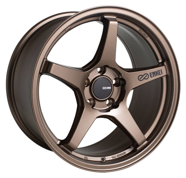 Enkei TS-5 17x9 5x114.3 40mm Offset 72.6mm Bore Bronze - Bull Strap