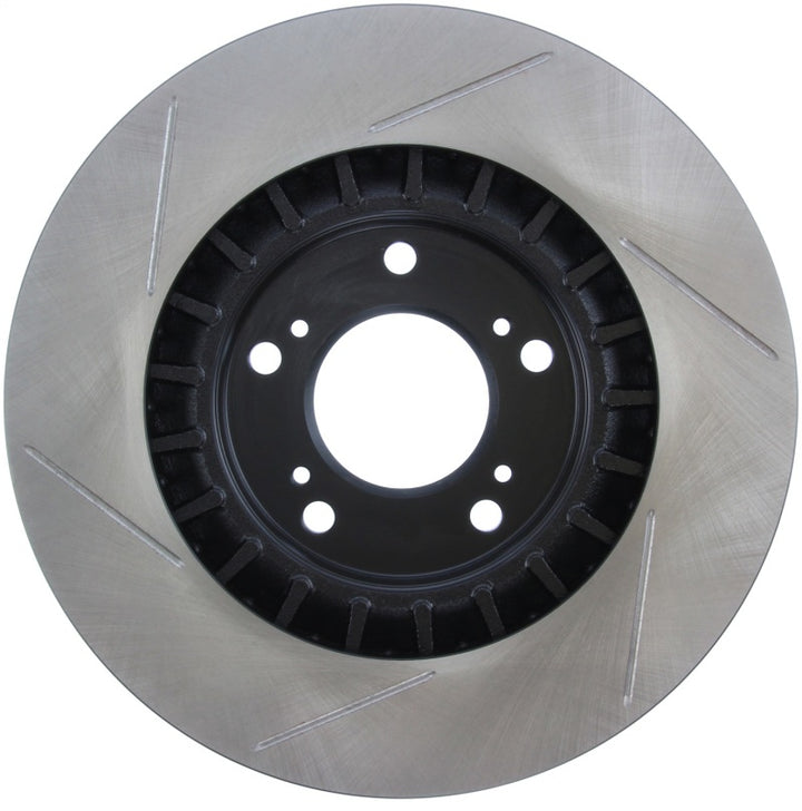 StopTech Power Slot SportStop 00-06 Honda S2000 Slotted Front Left Rotor - Bull Strap