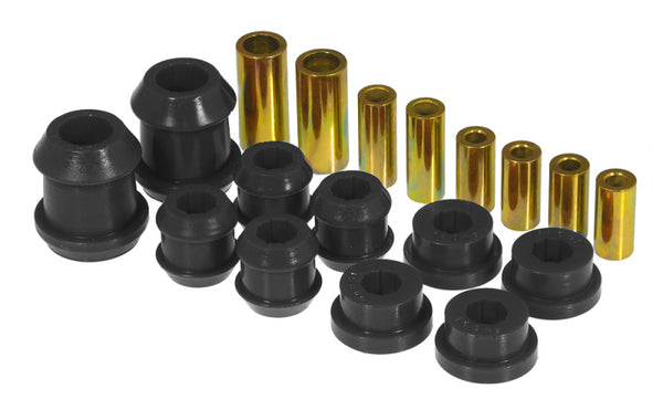 Prothane 92-95 Honda Civic Front Upper/Lower Control Arm Bushings - Black - Bull Strap