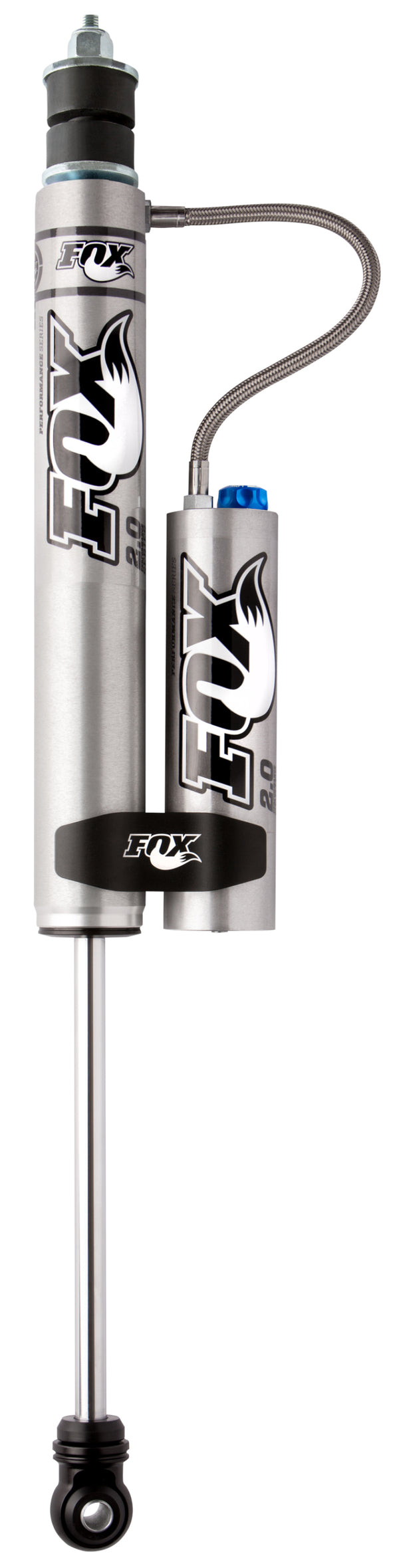 Fox 11+ Chevy HD 2.0 Factory Series 9.4in. Smooth Body R/R Front Shock w/CD Adj. / 7-9in. Lift - Bull Strap