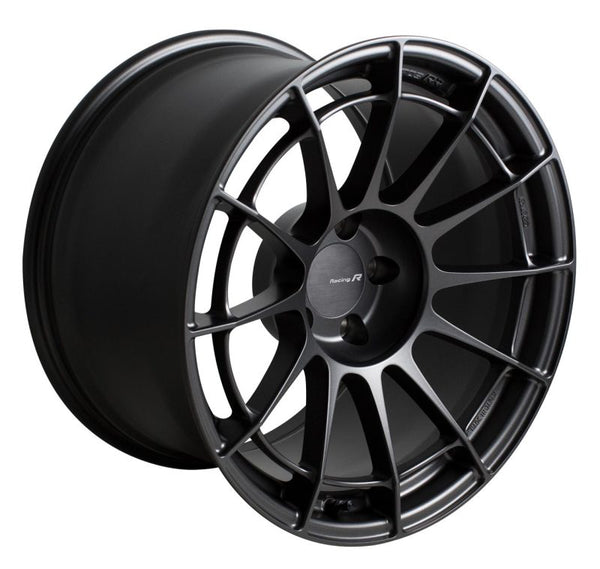 Enkei NT03RR 18x9.5 5x114.3 40mm Offset 72.6mm Bore Gunmetal Wheel - Bull Strap