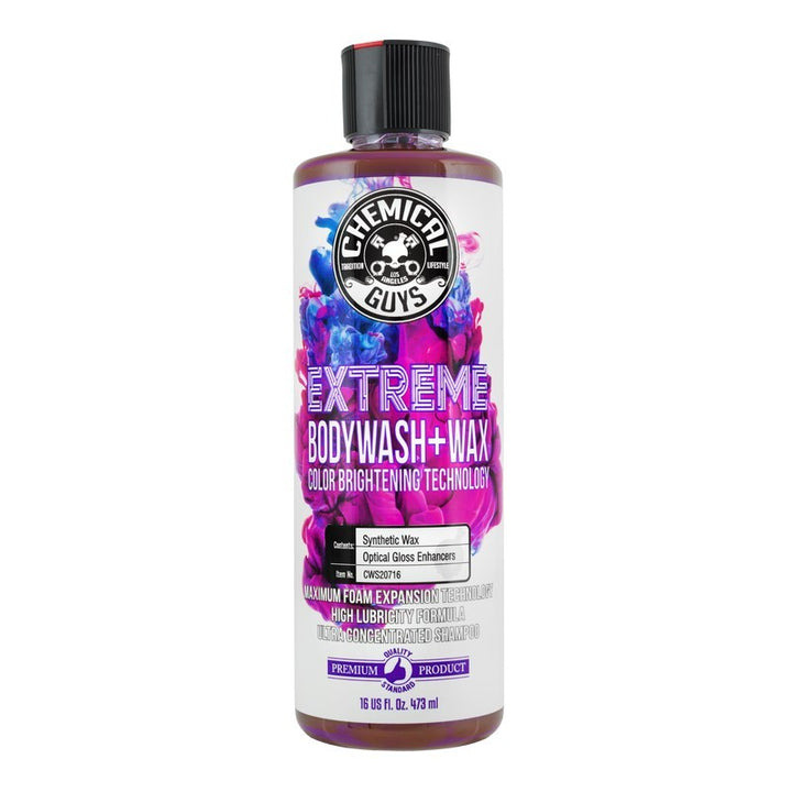 Chemical Guys Extreme Body Wash Soap + Wax - 16oz - Bull Strap