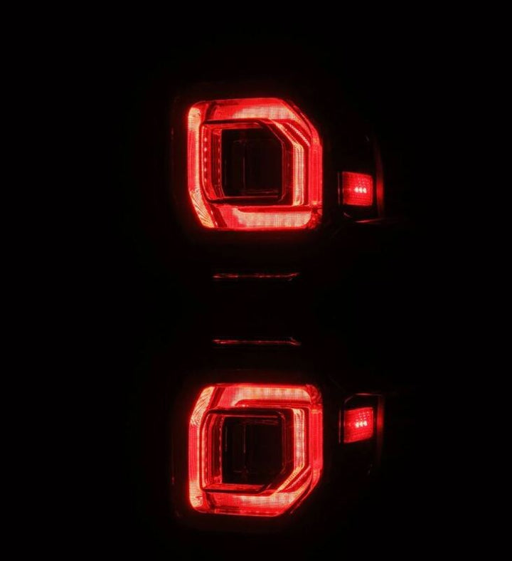 AlphaRex 21-24 Ford Bronco NOVA LED Tail Lights - Alpha-Black - Bull Strap