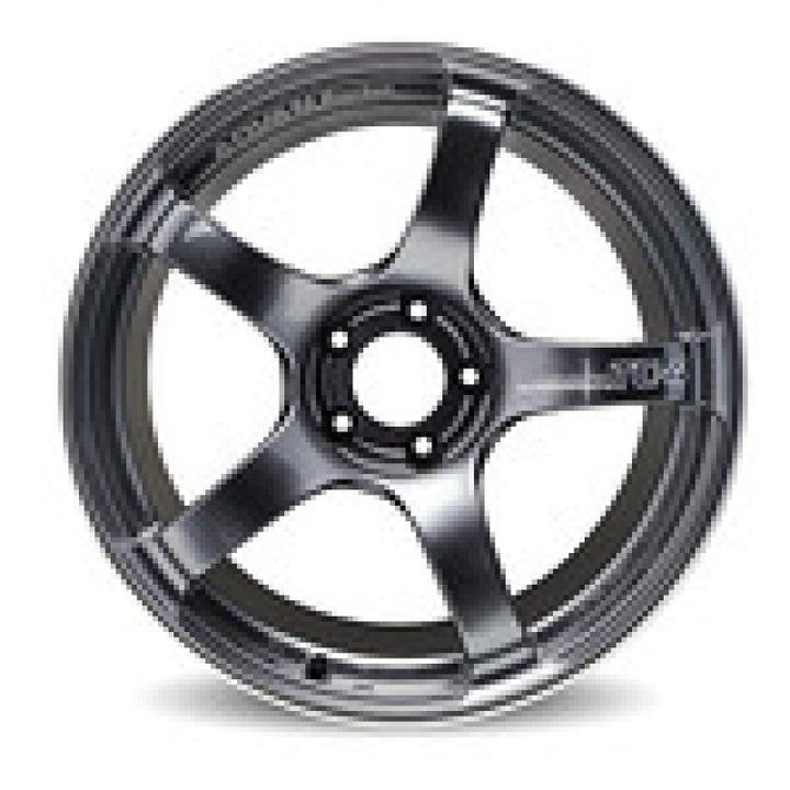 Advan TC4 18x9.5 +35 5-114.3 Racing Gunmetallic and Ring Wheel - Bull Strap