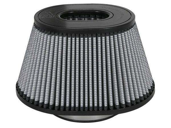 aFe MagnumFLOW Air Filters IAF PDS A/F PDS 5-1/2F x (7x10)B x (6-3/4x5-1/2)T (Inv) x 5-3/4H - Bull Strap