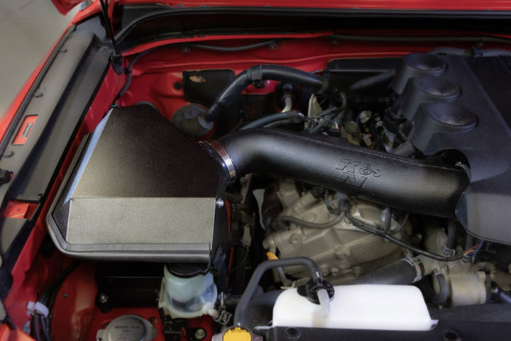 K&N 10-23 Toyota 4Runner 4.0L V6 Performance Air Intake System - Bull Strap