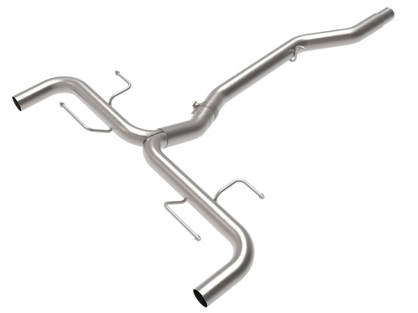 aFe 17-21 Alfa Romeo Giulia L4-2.0L (t) Mach Force-Xp 2in to 2-1/2in 304SS Axle-Back Exhaust - Bull Strap