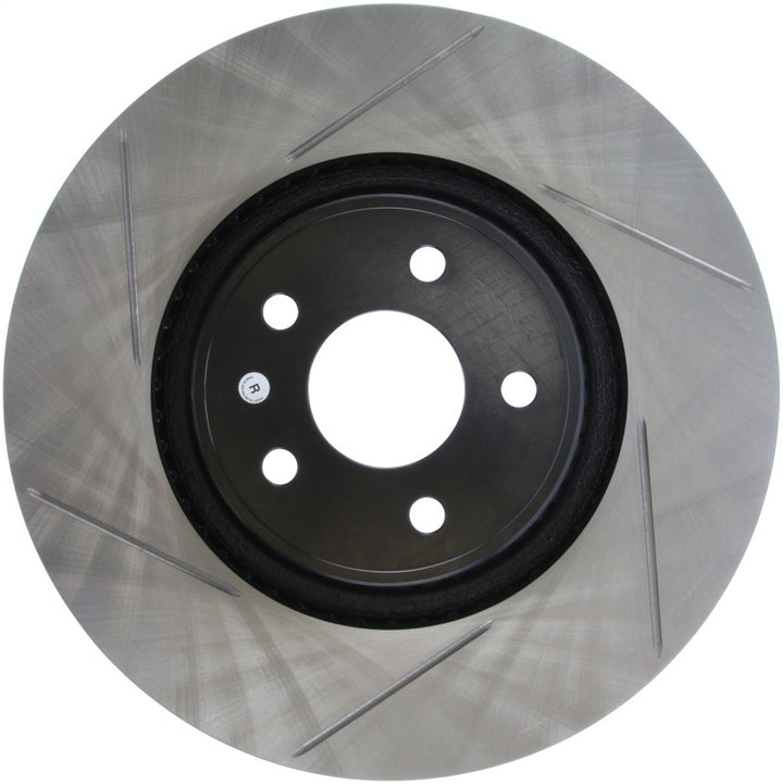 StopTech 14.5+ Ford Focus ST Front Right Slotted Performance Rotor - Bull Strap