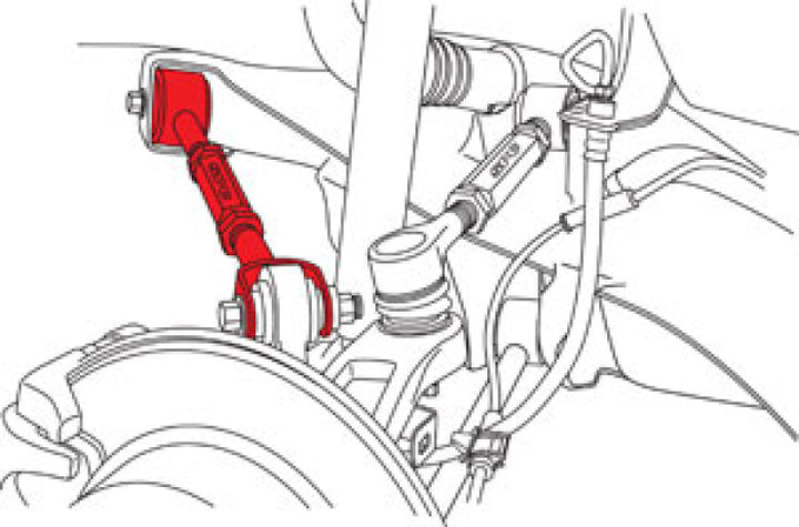 SPC Performance 04-08 Acura TL / TSX Upper Setback Control Arm - Bull Strap