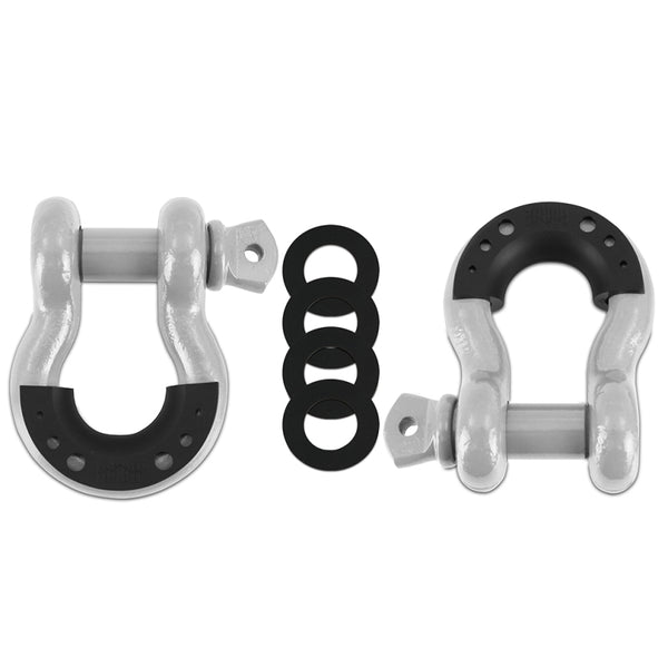 Borne Off-Road Borne D-Ring Shackle Set Grey - Bull Strap