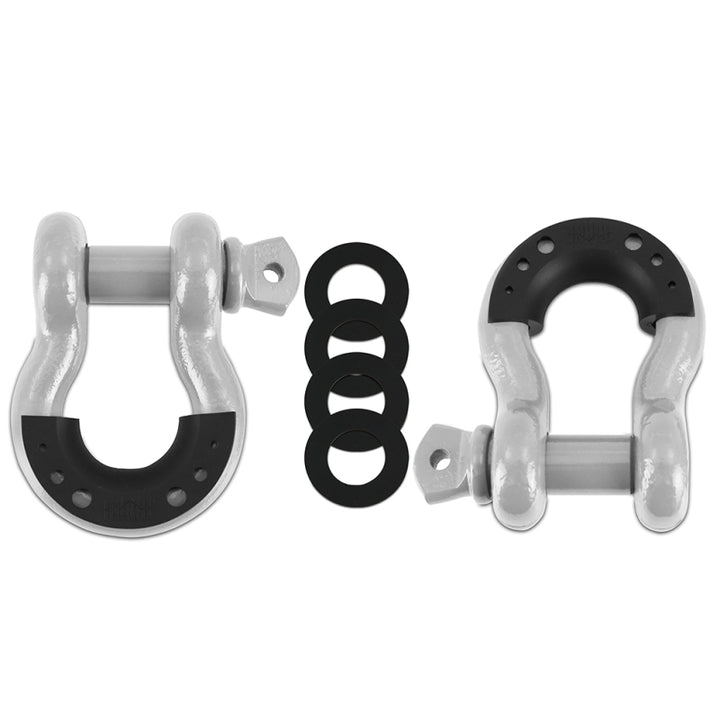 Borne Off-Road Borne D-Ring Shackle Set Grey - Bull Strap