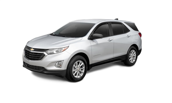 AVS 2018 Chevy Equinox Ventvisor Outside Mount Window Deflectors 4pc - Smoke - Bull Strap