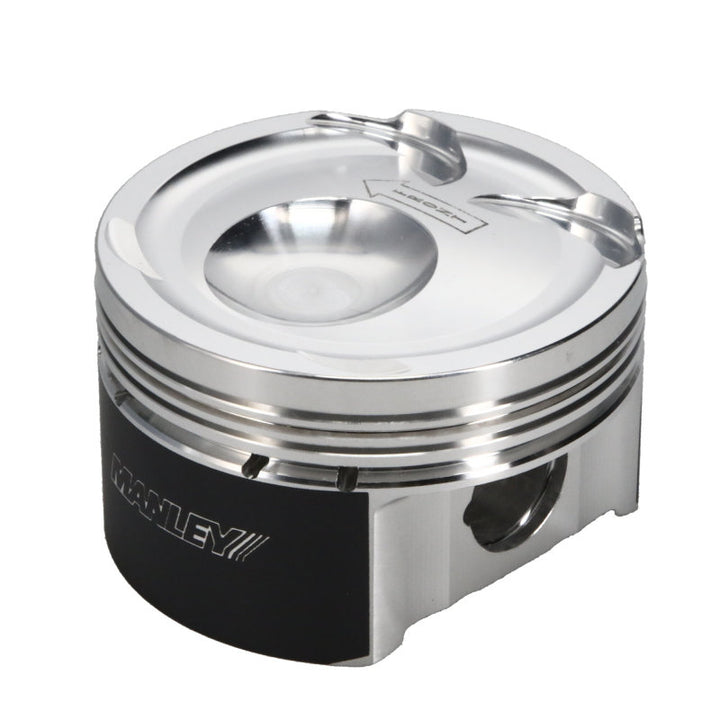 Manley Ford 2.3L EcoBoost 87.5mm STD Size Bore 9.5:1 Dish Extreme Duty Piston Set - Bull Strap