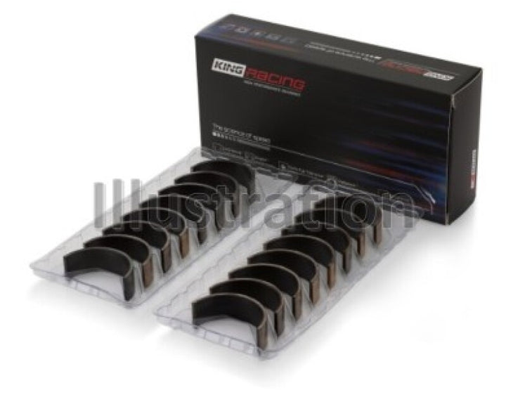 King Engine Bearings Ford Prod V8 4.6L/5.4L (Size 0.026) Performance Rod Bearing Set - Size +0.026mm - Bull Strap