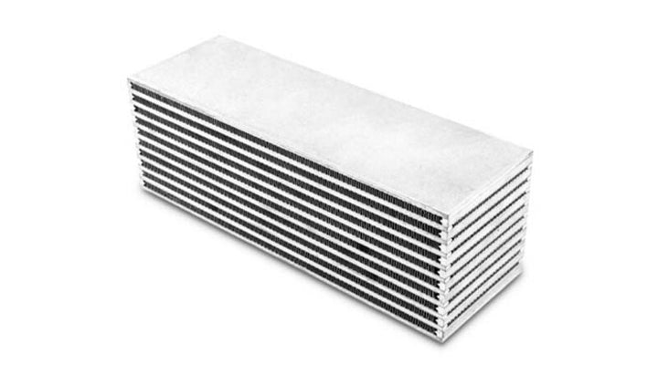 Vibrant 12in W x 4in H x 4in Thick Water to Air Intercooler Core - Bull Strap