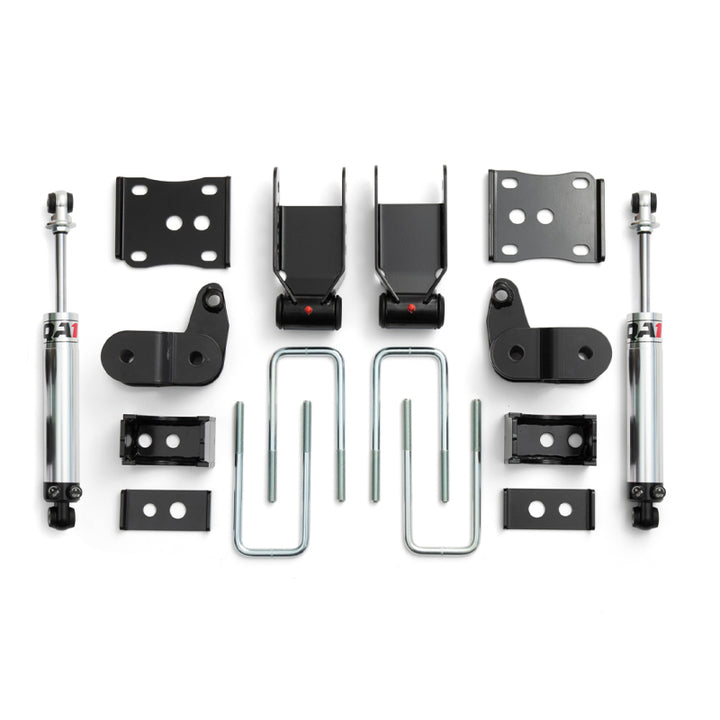 QA1 21-25 Ford F150 2WD Dual Adjustable Lowering Kit (3.5in-5.5in) - Bull Strap