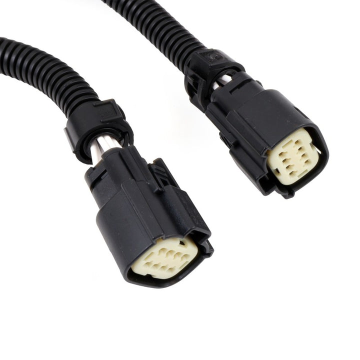 BBK 05-20 Dodge Hellcat 6.2L 6 Pin Front O2 Sensor Wire Harness Extensions 12 (pair) - Bull Strap