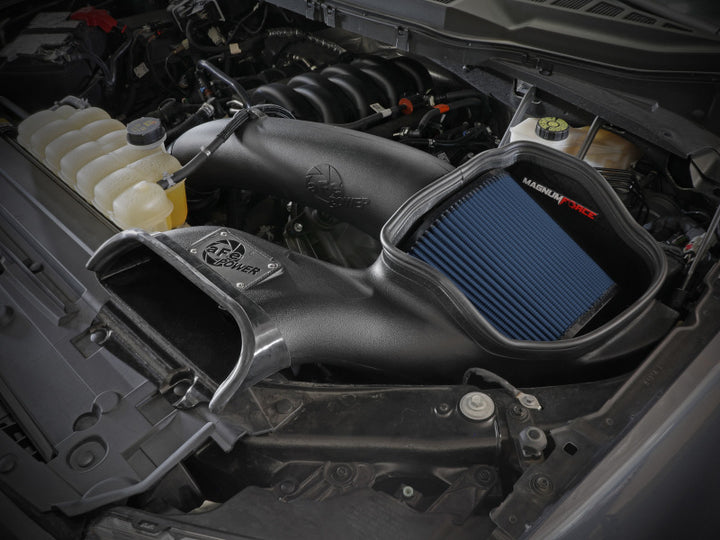 aFe 2021+ Ford F150 5.0L V8 MagnumFORCE Intake Stage-2 Pro 5R - Bull Strap