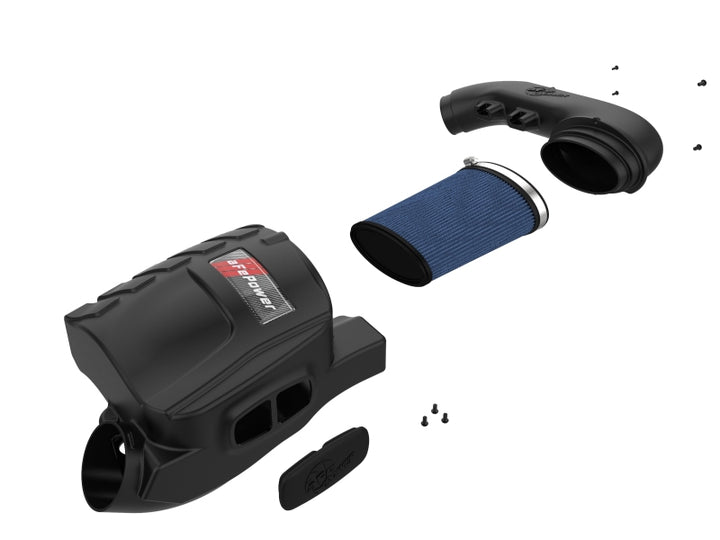 aFe Magnum Force Stage-2Si Cold Air Intake System w/ Pro 5R Media BMW X5 (F15) / X6 (F16) 14-19 3.0L - Bull Strap