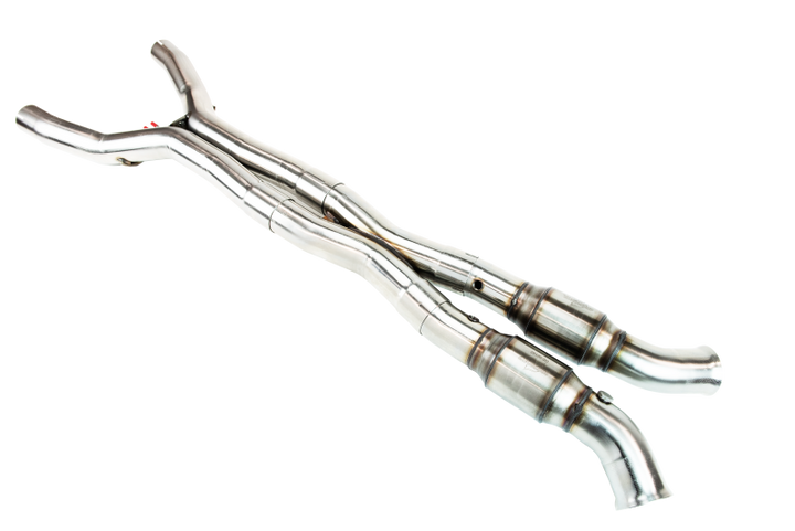 Kooks 14-19 Chevrolet Corvette Stingray Z51 Grand Sport 1-7/8 x 3 Header & Catted X-Pipe Kit - Bull Strap