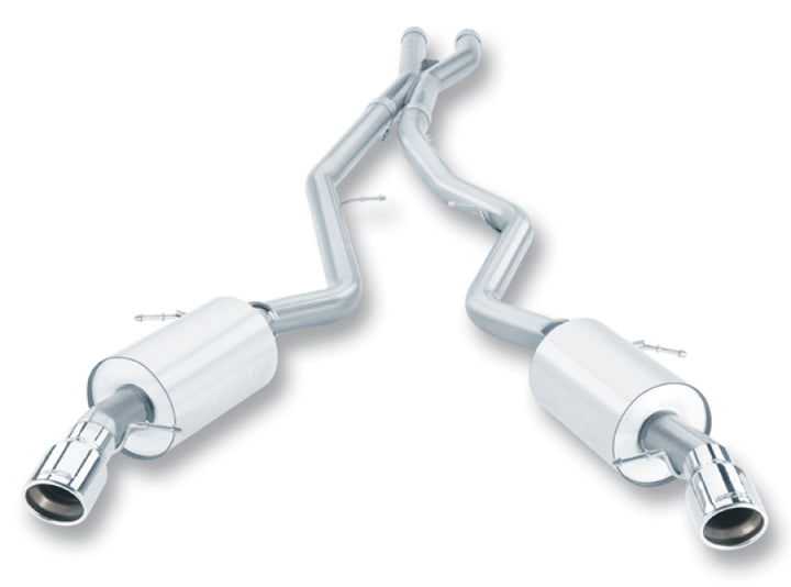 Borla 07-08 BMW 335i coupe/sedan aggressive catback exhaust system - Bull Strap