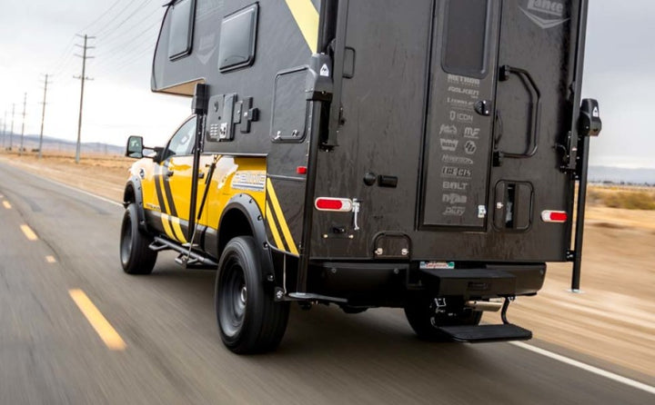 MagnaFlow 08-17 Ford F-250/F-350/F-450 6.4L/6.7L DPF-Back SS 5in Single Passenger Side Rear Exit - Bull Strap