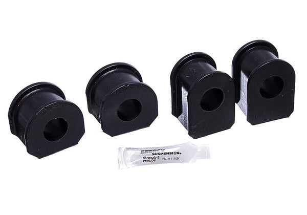 Energy Suspension 1in Bronco S/B Set - Black - Bull Strap