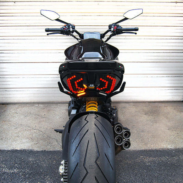 New Rage Cycles 23+ Ducati Diavel V4 Fender Eliminator Kit - Bull Strap