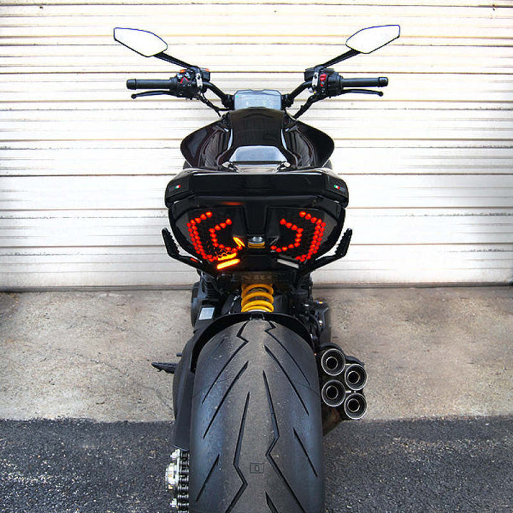 New Rage Cycles 23+ Ducati Diavel V4 Fender Eliminator Kit - Bull Strap