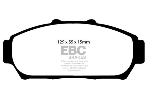 EBC 94-01 Acura Integra 1.8 Ultimax2 Front Brake Pads - Bull Strap