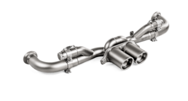 Akrapovic 2018 Porsche 911 GT3 (991.2) Link-Pipe Set (Titanium) - Bull Strap