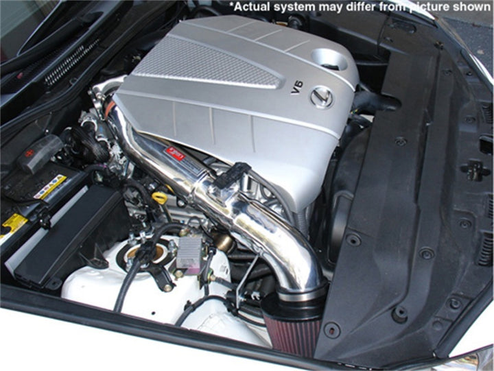 Injen 06-20 Lexus IS350 3.5L V6 Black Short Ram Intake - Bull Strap