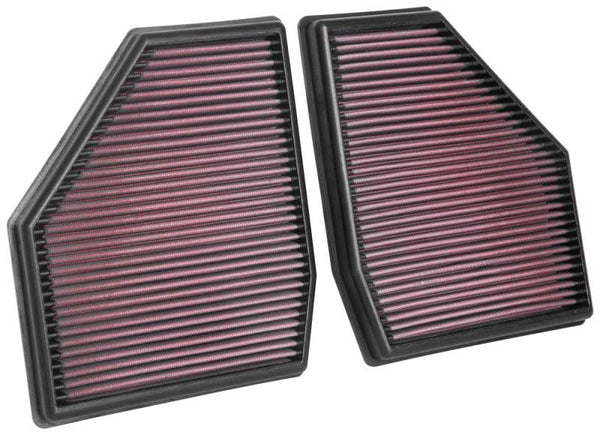 K&N 18-19 BMW M5 V8 4.4L F/I Turbo Replacement Air Filter (Two Per Box) - Bull Strap
